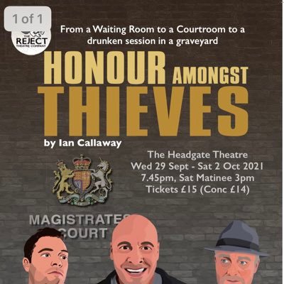 A new play by @IanCallaway352. Had successful runs in London in 2018 & Colchester in 2021. Described by Spy in the Stalls as “clever, often hilarious”.