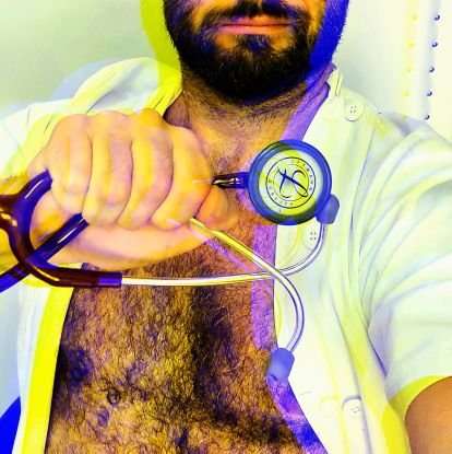 #gayporn #gayhairy #hairychest #gaybear #daddy #hairycock #gayart #doctor #gaydoc NSFW 😷🧔🏥💉🩺💊
Love hairy bearded guys 😘 Write me, I like to chat😉