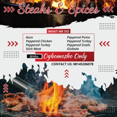 steaksandspices's profile picture. Asun and peppered foods in ogbomosho Peppered chicken Peppered turkey Peppered snails Stickmeat/Meat kebab Gizdodo