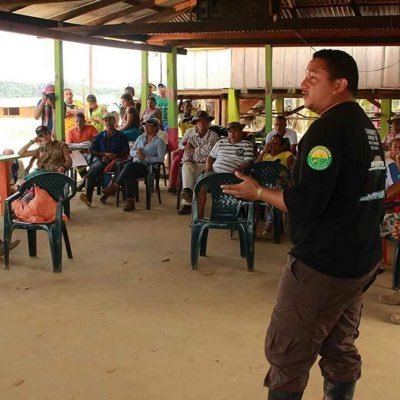 dirigente campesino y defensor de DH de las comunidades campesinas @CAHUCOPANA