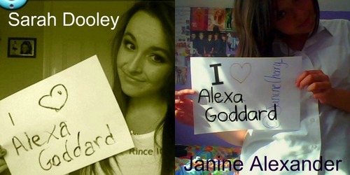 Here too support the amazing&talent @AlexaGoddard . follow our personal accounts @SarahhDooley @JanineCherry_ . True #smiles ♥