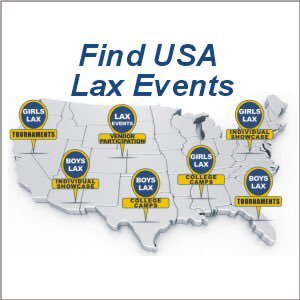 USA Lacrosse Event Finder platform interactive map locates 400+ Tournaments•Camps•Showcase Events everywhere in the United States