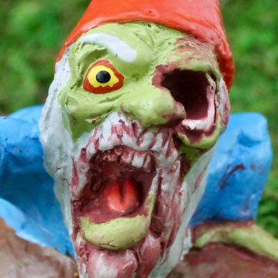 Oh Gnome! Garden gnomes have been infected by a virus which has turned them into flesh eating zombies. @Etsy / @AmazonHandmade / Faire