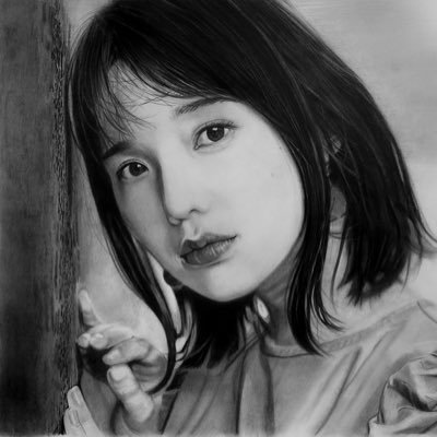 Pencil drawing Self study/free hand ヨロシクｵﾈｶﾞｲｼﾏｽ🌞 #人物画 #鉛筆画 #シャーペン画 #pencildrawing #loveart