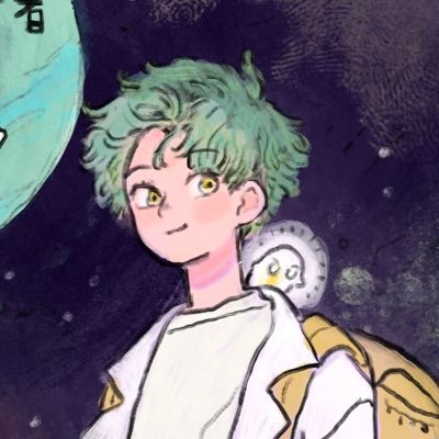 左利きが描く感覚漫画。「路草」さんより『宇宙生物学者プラテス』上下巻発売中🛰別名：海丸(@kai_mal)講談社さんより「ピカエル」①巻②巻(完結)と「とんがらし」既刊👼