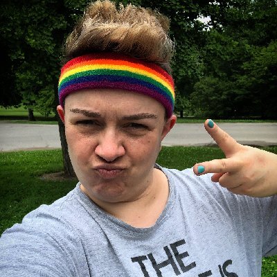 She/they. Enby. Trans. Queer. Educator. Breast cancer survivor. Sibling. Random singer of pop songs. Ph.D. candidate, Gender and Women's Studies, U of Kentucky.