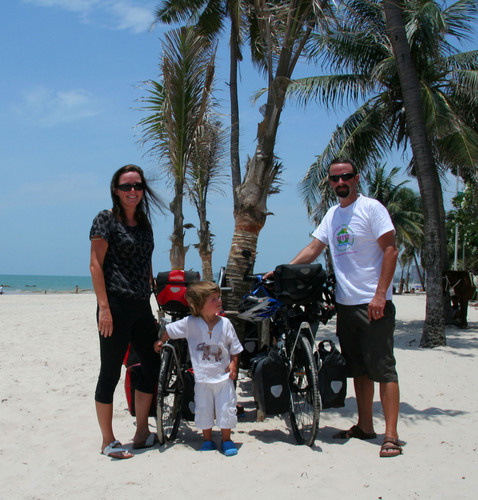In summer 2010, Linda, Phil and 2 year old Luca set off around the world by bike. Have now parked the bikes in Christchurch, New Zealand