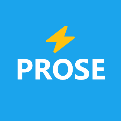 Official account for the ⚡ PROSE research/engineering team at @Microsoft. PROSE ships in Excel (Flash Fill), Visual Studio (IntelliCode), and more. 🚀