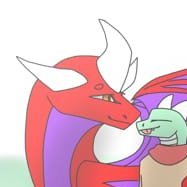 Lovely wyvern/kobold bf pictured above: @KorKorio