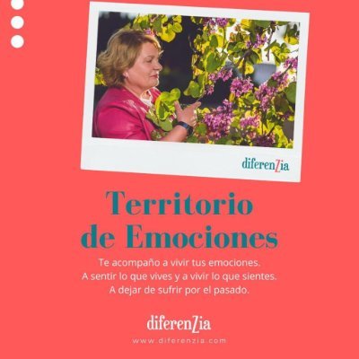 diferenziacoach's profile picture. Orientación vital- Inteligencia emocional y comunicativa.
Territorio de Emociones
https://t.co/Lvz6M0y9YC