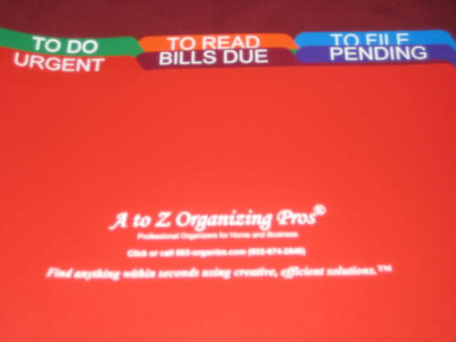 Office Organizing, Document and Information Management Including Paper and Computer Organization, Garage organizing, Home organizing, Paper organizing…more…