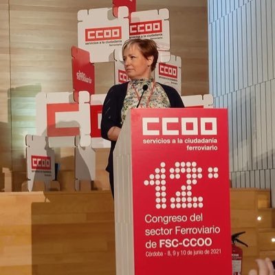 Secretaría General de @CCOO_FER El mundo solo cambiará con el esfuerzo y la constancia