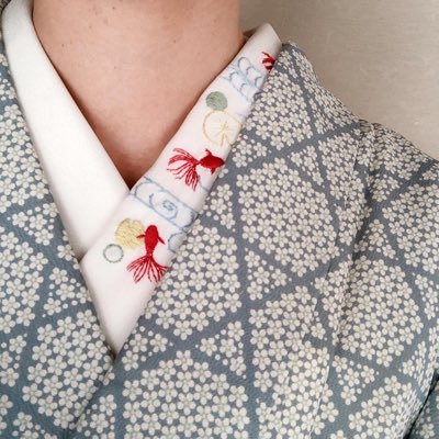 とてたま刺繍堂/手刺繍/刺繍半衿などの小物を作っています。着物3年生、普段着で着物を着たい！7歳3歳子どもがいるけど無理くり着物着て楽しむ〜！ #miuのきもの #miuきもの 刺繍作品販売→https://t.co/O7Y7bJOzK9