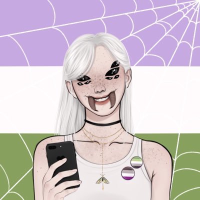 We are a test, a thought, an essence. Plural. Trans. AroAce. Autistic. Arachnogender. We retweet creepy-crawlies They/Them (plural form) @GlittersGarden