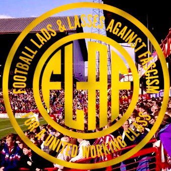 Football Fans Against Fascism for a #UnitedWorkingClass. FLAF @ladslasses want to build an alternative to the far-right revival in UK football * https://t.co/mFEsf6k9cc