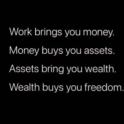 Hustle for Freedom, not fame.