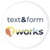 text&form (@textform) Twitter profile photo text&form (@textform) Twitter profile photo