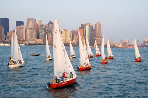 An annual competition providing architect sailors & spectators an exhilarating experience of NY & the Harbor.