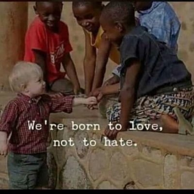 let's be together as one people🌍🌎 respect each other and care. 
May God bless you all