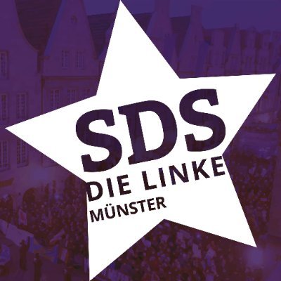 Sozialistisch-Demokratischer Studierendenverband Münster
| offenes Plenum jeden Mittwoch 18:30 Uhr, Achtermannstr 19.
muenster@linke-sds.org