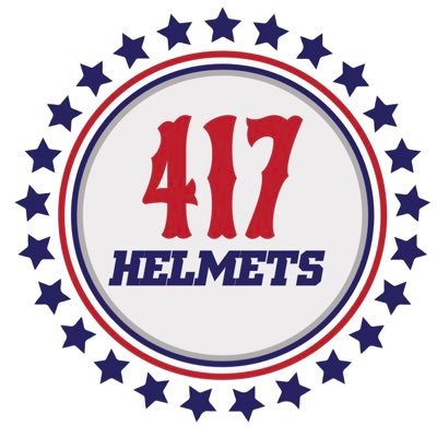 Full size decals for on field use + custom mini’s for senior gifts. Find us @417helmets.com or custom request via judd64735@yahoo.com