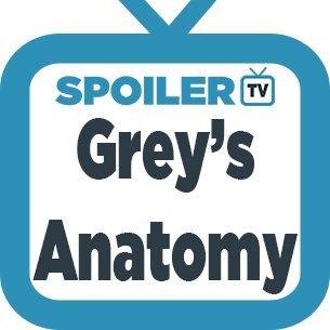 The SpoilerTV Twitter Account for the TV Show Grey's Anatomy