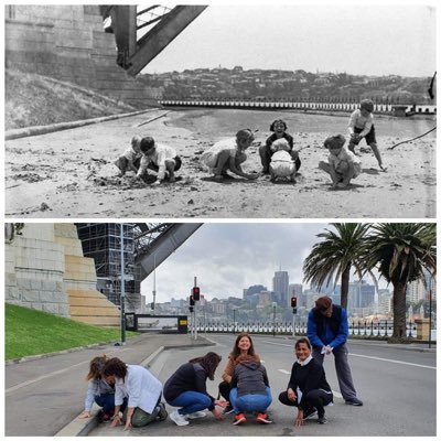 A collection of then and now photos featuring the beautiful city and surrounding suburbs of Sydney. IG: https://t.co/2MHAnNkLnm