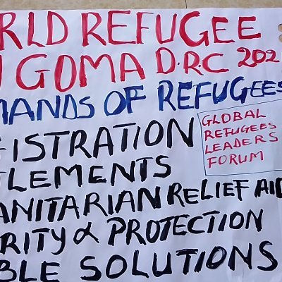 I'm the Programme Manager at COJESKI/ DRC Coordination of North Kivu, in charge of Refugee Programs under Global Refugee Leaders Forum.