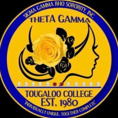 We are ✨Thee Golden Σtandard✨ Theta Gamma Chapter of ΣΓΡ Sorority, Inc. 💛💙 Chartered on the campus of Tougaloo College🐩.