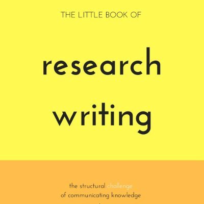 Teaching research writing since 2012. Textbook for research writers: https://t.co/mQn9ZbfcVo