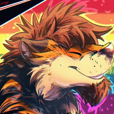 Gay magical tiger, loves video games, anime, models, compy stuff.  @martinidog is huspuppy. 💜
(He/Him, Banner: @silvixenart, Icon: @MrJimmyDaFloof) 🇺🇦 🇵🇸