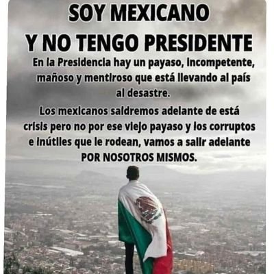 Opositor a la corrupción que sigue con ysq apartidista y bot
 #LigaDeGuerreros  #Mirmidones #Valquirias #VaxMexico #fb a tod@s 
☕⚾️🏈