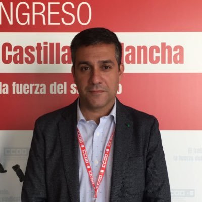 Secretario de organizacion de CCOO de Castilla la Mancha, manchego de Albacete.