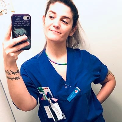 nurse, working in Sweden