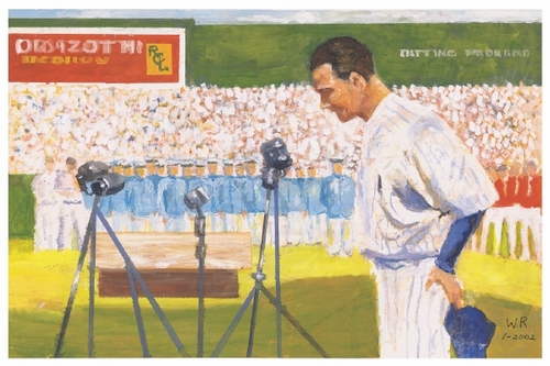 We find the best in sports-themed art and post it here daily.  Not stuffy, just cool.