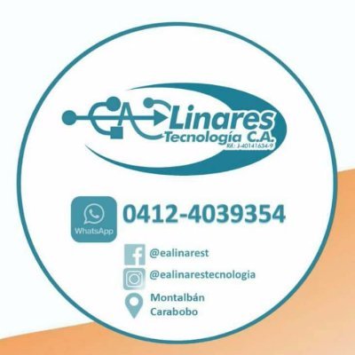 EA Linares Tecnología C.A. Minorista en equipos, accesorios y consumibles de computación y afines.