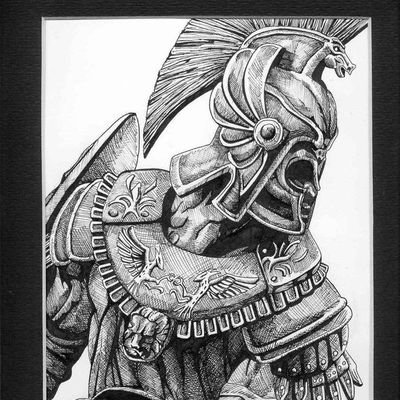 Respice post te!
Hominem te esse memento!
¡Mira tras de ti!
Recuerda que eres un hombre.
(y no un dios).