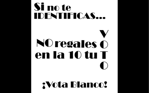 VotoBlancoUSB's profile picture. Alzamos nuestra voz a favor de la pluralidad. No nos gusta DEMOS ni nada que tenga que ver con unipartidismo