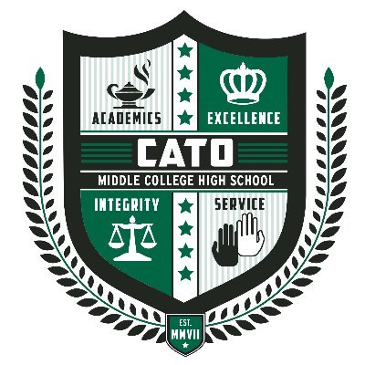 Cato Middle College High School is a CMS school that operates on and with the @CPCC: Cato Campus.