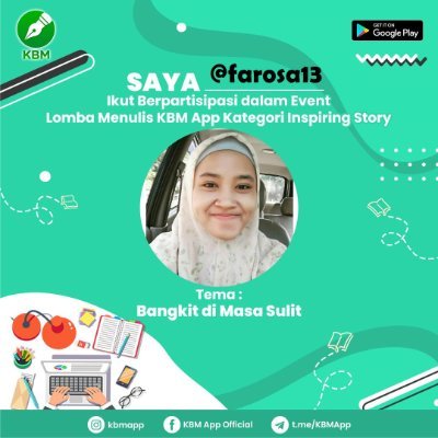 farosa13's profile picture. Nikmati dirimu apa adanya, in sya'a Allah hidup selalu asyik dan diridhoi-Nya :)