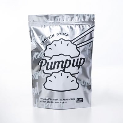 【プロテイン餃子 PUMP UP】公式アカウント       ◆高タンパク＆ヘルシー ◆大豆20%使用 ◆ソイプロテイン配合 新感覚餃子で美味しく食べてキレイなカラダを手に入れよう！