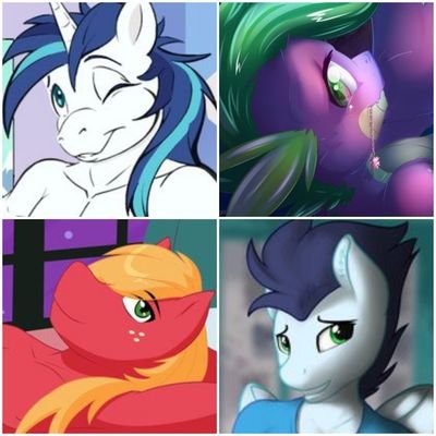 Horny Male residents of Equestria (Multiverse/parody account)