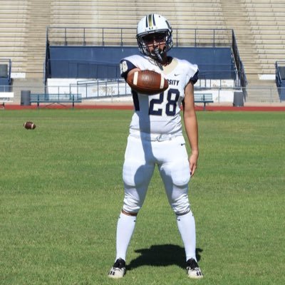 𝒰𝓃𝒾𝓋𝑒𝓇𝓈𝒾𝓉𝓎 𝐻𝒾𝑔𝒽 𝒮𝒸𝒽𝑜𝑜𝓁 🏫💫 #28 /#10 𝟧’𝟣𝟣 Strong Safety/Outside LB🏈 IB 𝒞𝓁𝒶𝓈𝓈 𝑜𝒻 2023🌍 𝒥𝓊𝓃𝒾𝑜𝓇📚 𝟥.𝟫 𝒢𝓅𝒶