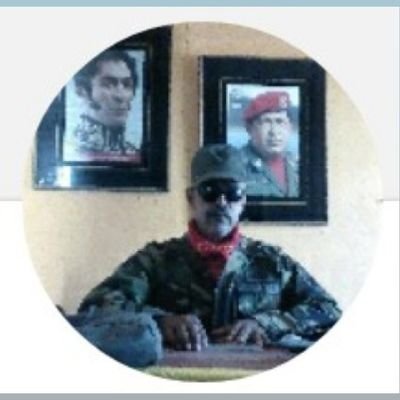 INSPECTOR PRESIDENCIAL CHAVISTA, SOCIALISTA, HUMANISTA, PATRIOTA RADICAL. GUERRERO COMUNICACIONAL A FAVOR DE LA VERDAD. QUE VIVA LA PATRIA!!!
LEALES SIEMPRE!!!