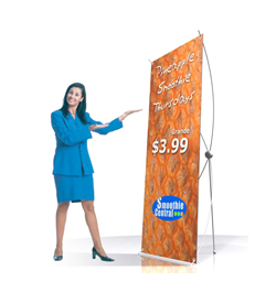 mybannerstand's profile picture. American Manufacturers of affordable freestanding
floor and tabletop displays.