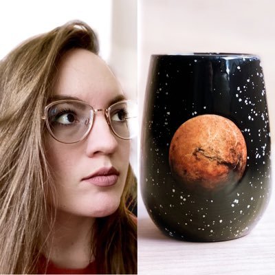 *No longer here!* See links below. Ceramic painter bringing dramatic galactic moments to your dinner table. (she/her) Restock: TBD