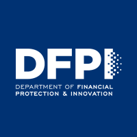 CA Department of Financial Protection & Innovation (@californiadfpi) 's Twitter Profile Photo CA Department of Financial Protection & Innovation (@californiadfpi) 's Twitter Profile Photo