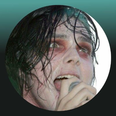 posts a picture of teal roots gerard way or something related every hour (if i remember) | tw for fake blood | currently using a bot