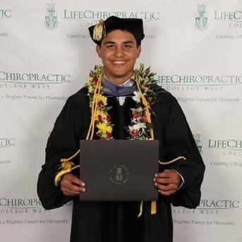Doctor of chiropractic@ full motion chiropractic! valedictorian at Life chiropractic college west. Cal Poly San Luis Obispo grad! old NCAA D1wrestler and coach!