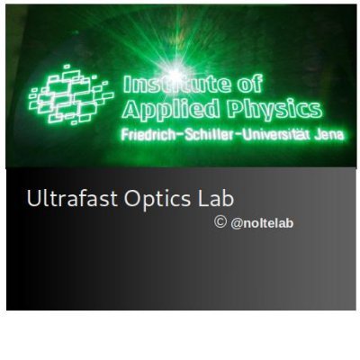 Ultrafast Optics @unijena